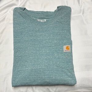 Carhartt Men's Heather Blue Short Sleeve Tee